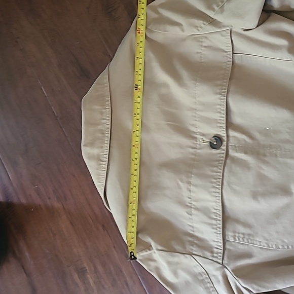 Tan cotton trench coat - Picture 6 of 6